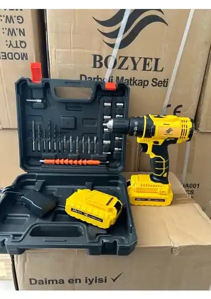 Bozyel Darbelı Şarjlı Matkap: Yüksek Performanslı ve Dayanıklı El Aleti Çözümleri