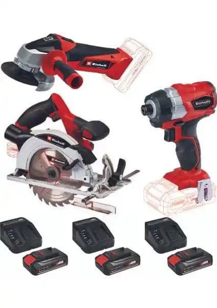 Einhell Çok Fonksiyonlu Akülü Takım Seti: Güçlü ve Dayanıklı Çok Yönlü El Aletleri Seti