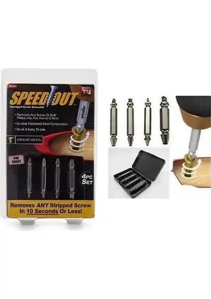 Evim Shopping Evs Speed Out Hasarlı Vida Çıkarıcı: Çok Yönlü ve Dayanıklı Vida Sökme Aracı