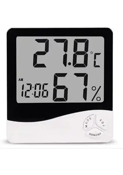 Hubstein 2 Adet Masa Dijital Termometre ve Nem Ölçer: Hassas ve Çok Fonksiyonlu Ölçüm Cihazı