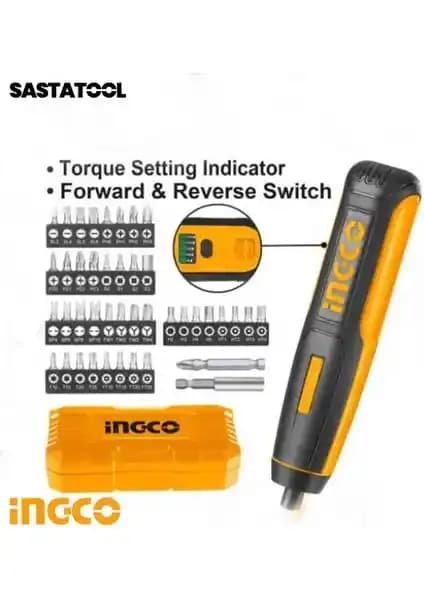 Ingco Li-Ion Akülü Vidalama 1/4 4V: Hafif ve Dayanıklı Profesyonel El Aleti