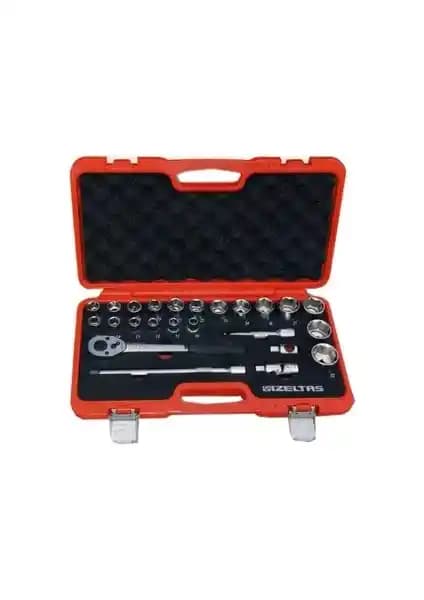 İzeltaş 1113002024 1/2'' Altı Köşe Lokma Anahtar Takımı Profesyonel Kullanım İçin