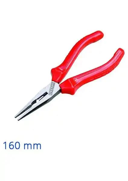 İzeltaş Uzun Kargaburun Düz Uçlu Opak 160 Mm Profesyonel Kullanım İçin Güçlü ve Dayanıklı