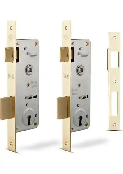 Kale Gömme Kapı Kilidi Dar Boyalı Coveks Mnd Sarı Güvenlik ve Estetik Çözüm