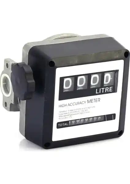Kemos Mazot Sayacı 4 Haneli ve 8 Haneli Toplam Göstergeli Endüstriyel Sıvı Ölçüm Cihazı