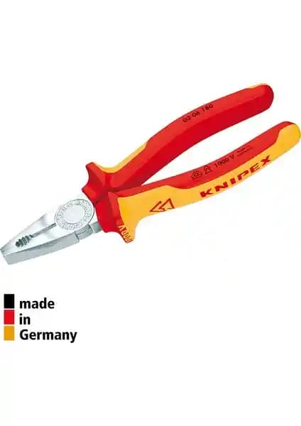 Knipex 0306180 Kombine Pense 180 mm: Çok Amaçlı ve Dayanıklı El Aleti