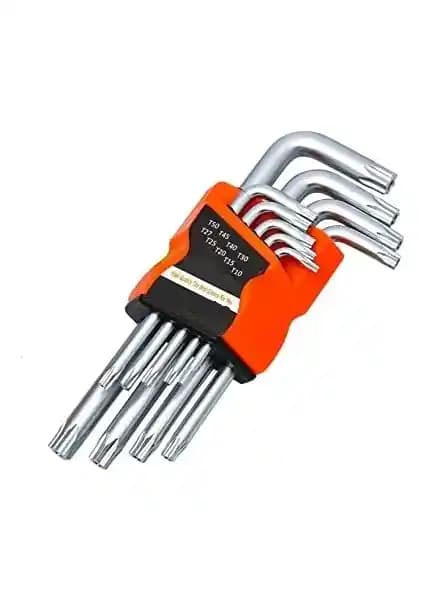 Makro Yapı Yıl<dı>z Alyan Anahtar Takımı 9'lu Kısa Metalik Gri Seti Detaylı İnceleme