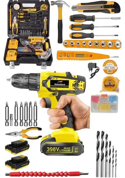 Rebellisch Germany RA3434 Darbeli Matkap: Güç ve Çok Yönlülüğün Profesyonel Çözümü