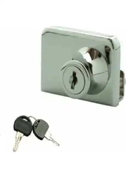 ŞENEL Yapı Market 417 Çiftli Cam Kapak Vitrin Kilidi Kare Güvenlik ve Estetik Çözüm