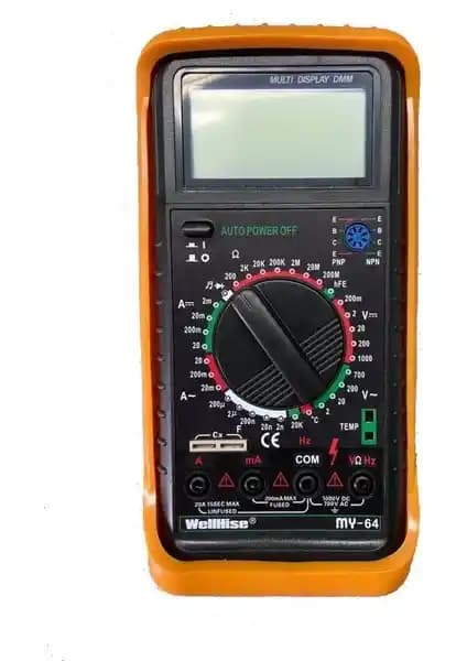 Wellhise MY64 Dijital Multimetre: Güçlü ve Güvenilir Elektrik ve Elektronik Ölçüm Aracı