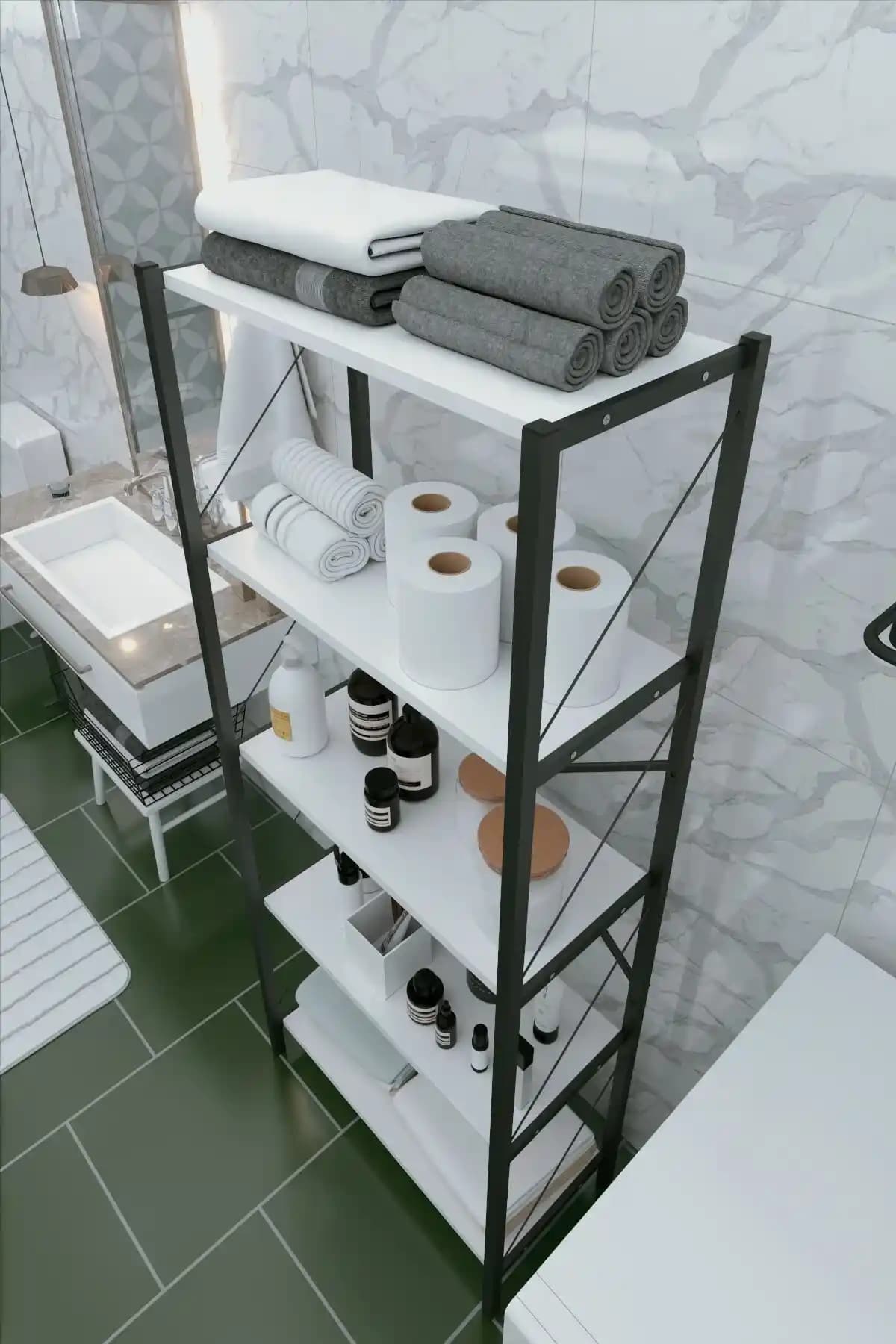 5 Raflı Banyo Dolaplarıyla Modern ve Şık Banyo Dekorasyonu İpuçları