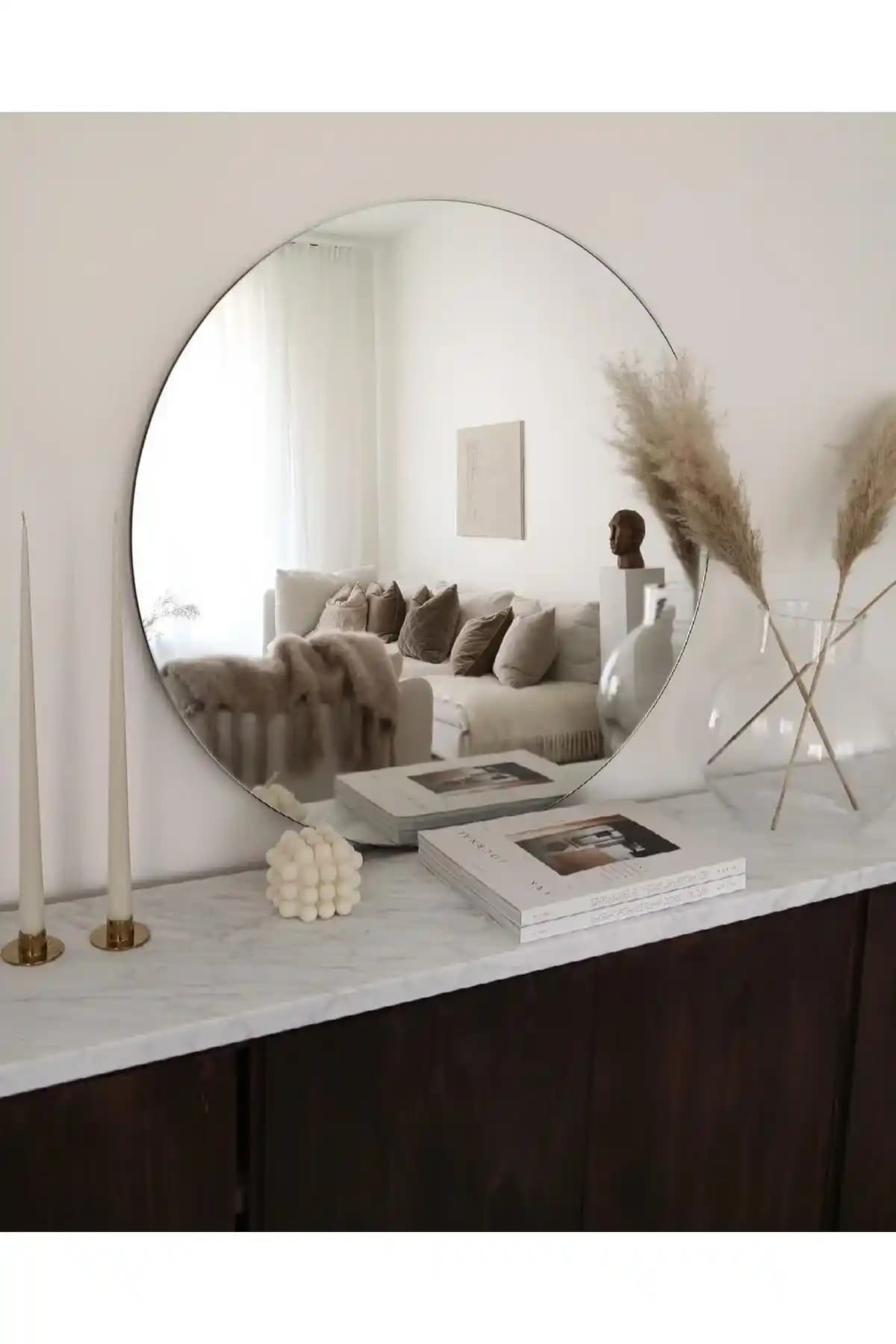 70 cm Yuvarlak Aynalar ile Modern ve Şık İç Mekan Dekorasyonu Rehberi
