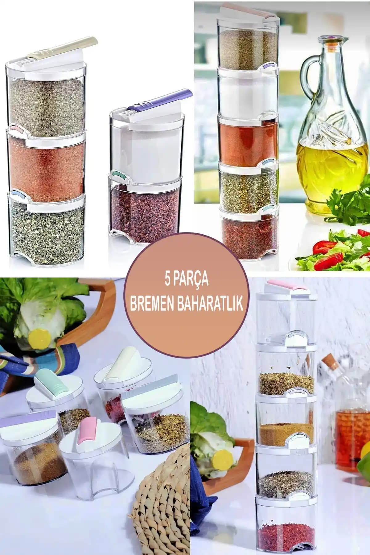 Akrilik Baharatlıklar: Dayanıklı ve Şık Mutfak Dekorasyonunda Modern Çözümler