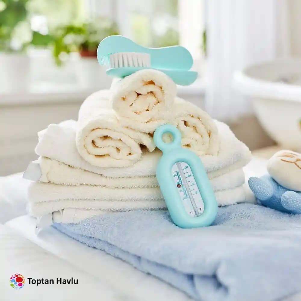 Bambu Bebek Havluları ve Dekorasyonuyla Modern Bebek Odası Tasarımı