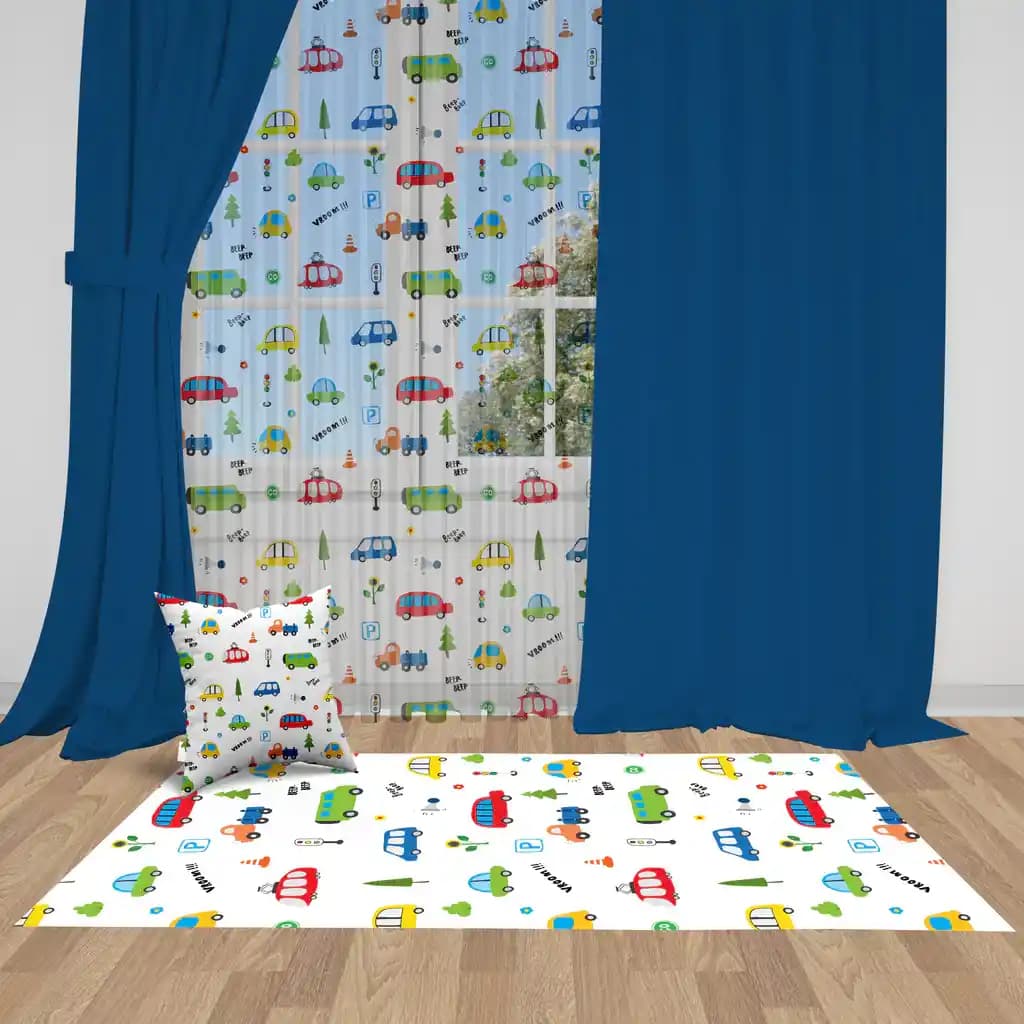 Bebek Odası Dekorasyonunda Halı ve Perde Seçimi: Estetik ve Güvenliği Bir Arada Sağlama Rehberi