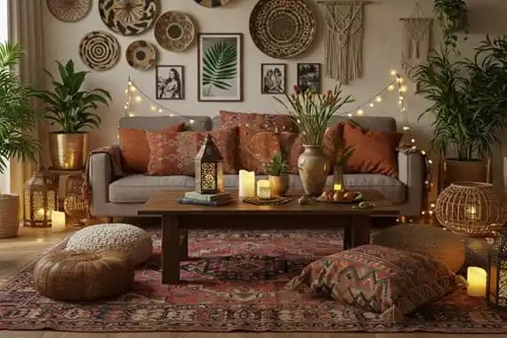 Bohem Dekorasyon ile Evinize Sıcak ve Kişisel Bir Atmosfer Yaratma Rehberi