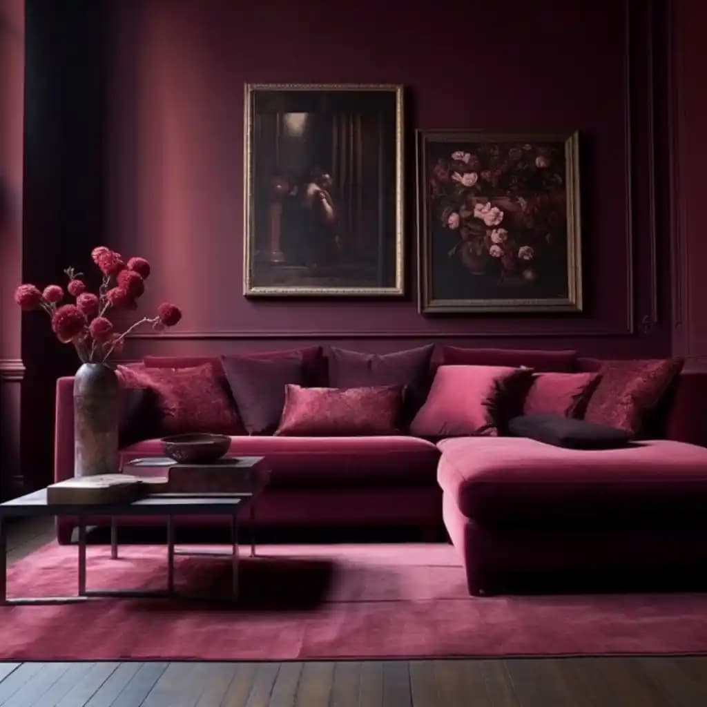 Bordo Renkli Dekorasyon: Estetik ve İşlevselliğiyle Nadir Kullanılan Şık Seçenekler