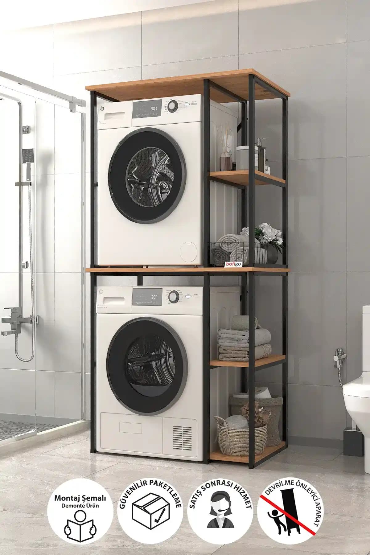 Çamaşır ve Kurutma Makinesi Dolapları: Fonksiyonellik ve Estetiğin Birleşimi