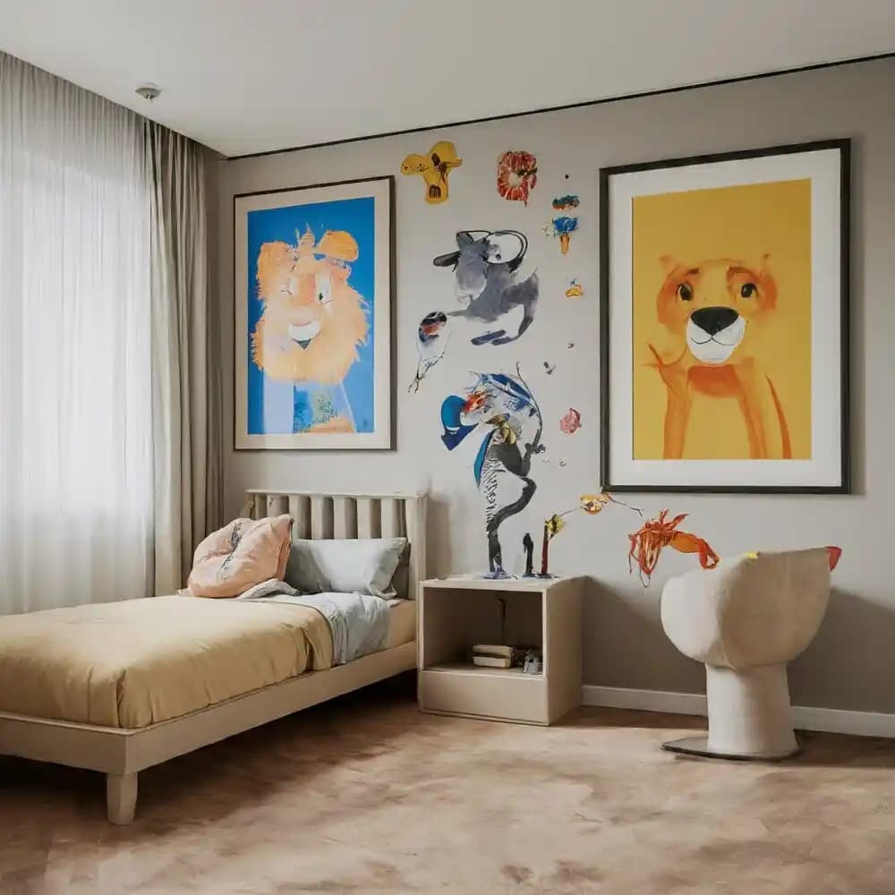 Çocuk Odası Dekorasyonunda Tablo Seçimi ve Güvenlik İpuçları