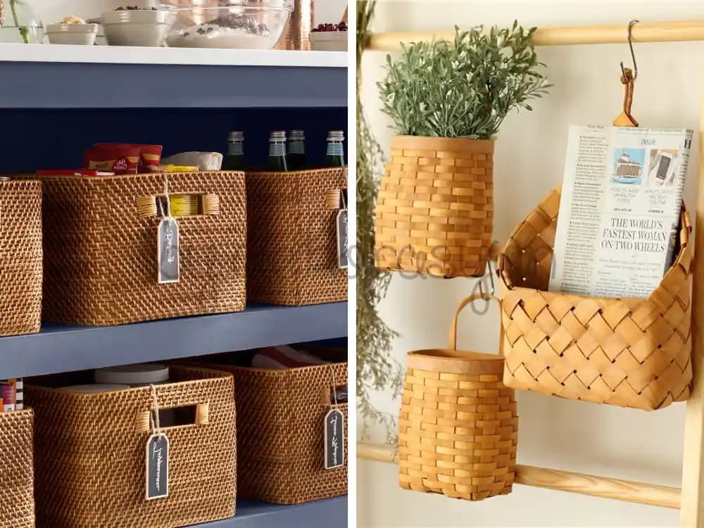 Dekoratif Sepetler ve Ev Düzenleme İçin Pratik Depolama Çözümleri