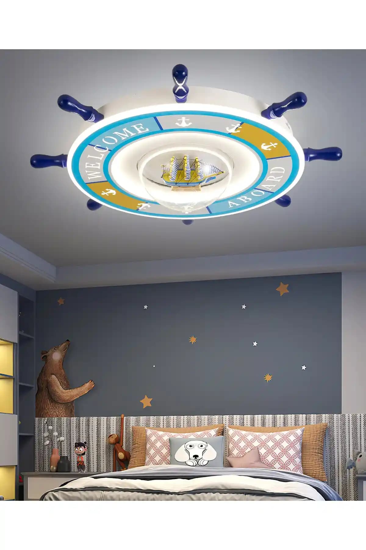 Deniz Temalı Gemi Dümensiz Avize Tasarımlarıyla Mekanlarınıza Deniz Atmosferi Katın