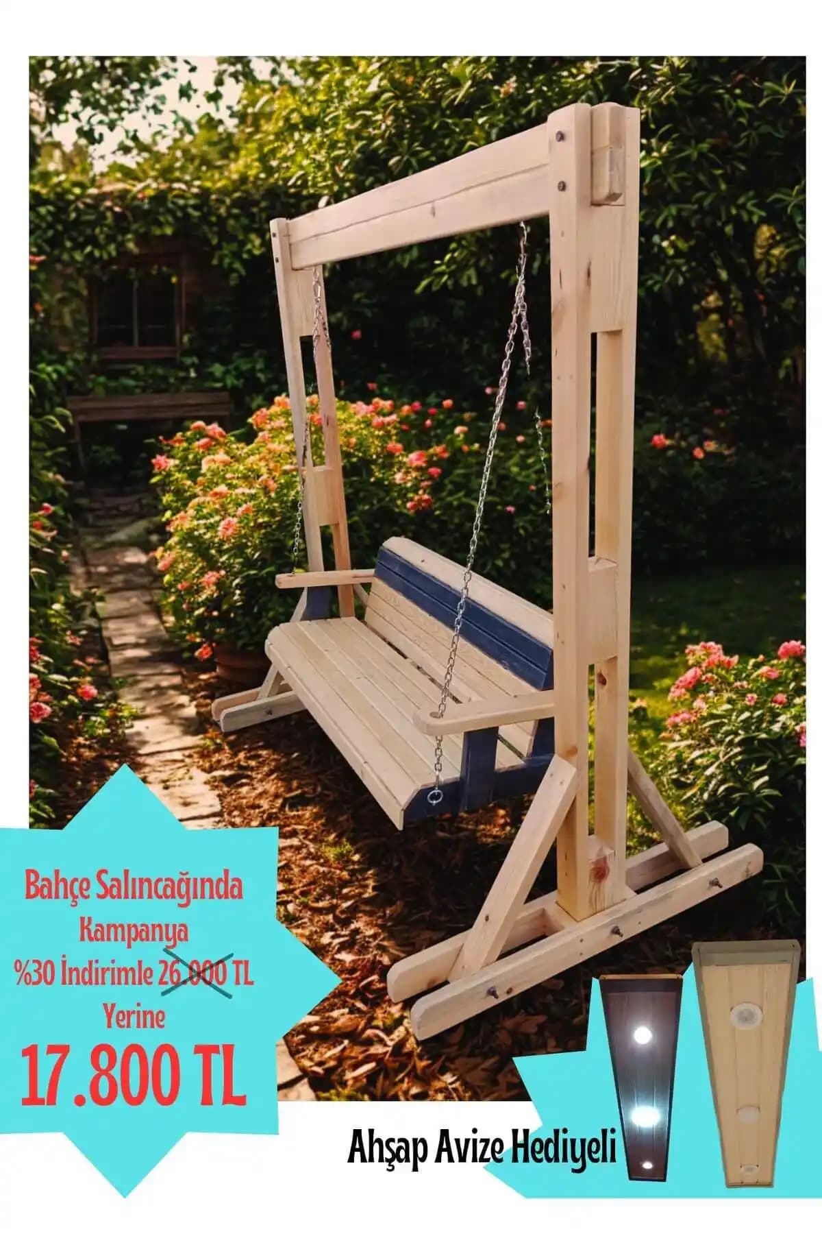 Doğal Malzemelerle Bahçe Salıncağı: Atmosferi ve Estetiği Yükselten Tasarımlar