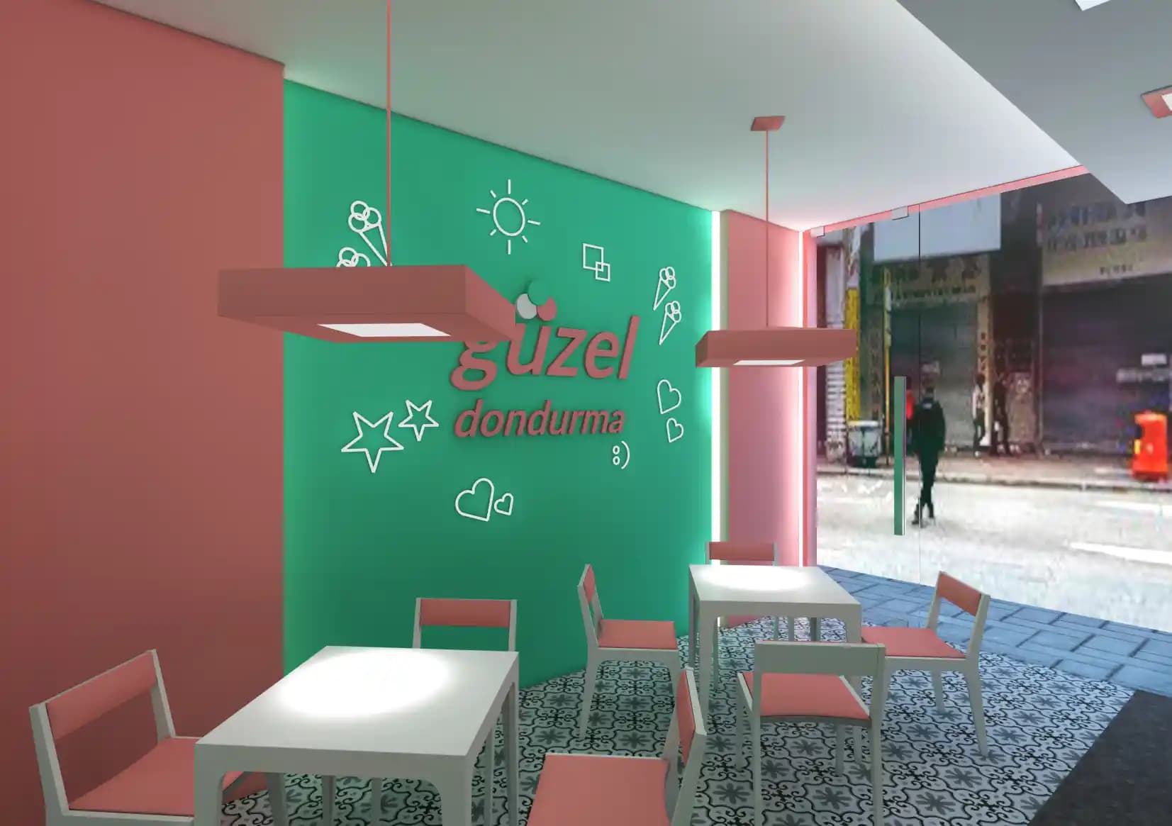 Dondurma Dükkanı Konsepti ve Tasarım İlkeleri: Atmosfer, Malzeme ve Müşteri Deneyimi