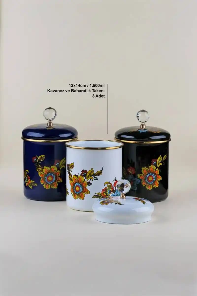 Emaye Baharatlıklar: Mutfakta Şıklık ve Fonksiyonelliğin Birleşimi