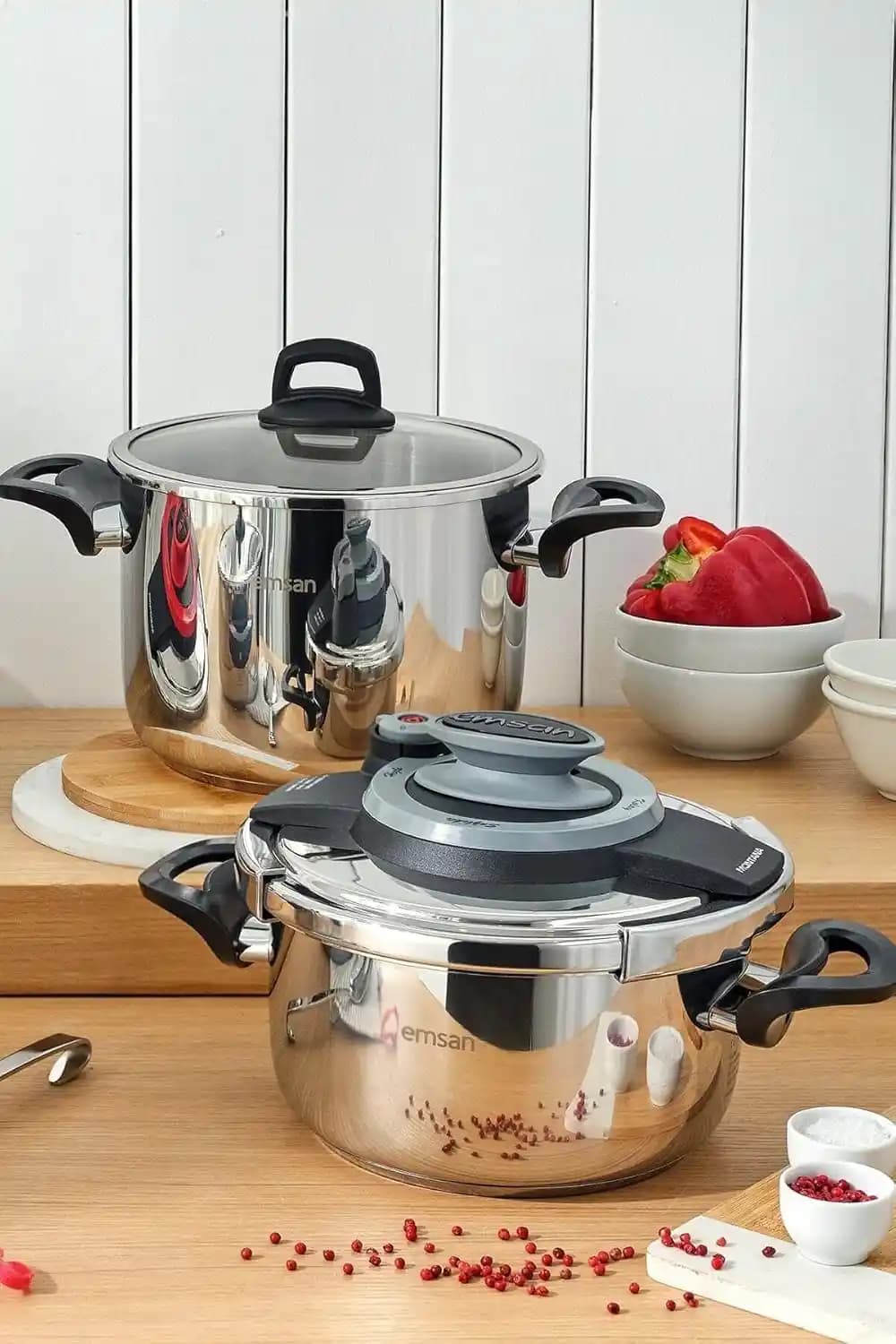 Emsan Düdüklü Tencere 2'li Setler: Güvenli ve Pratik Mutfak Çözümleri