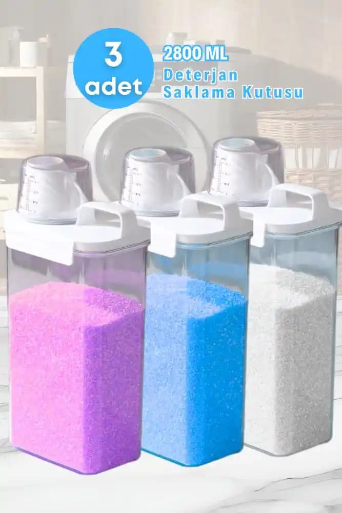 Ev Dekorasyonuna Uygun Estetik ve Fonksiyonel Deterjan Kutuları Seçenekleri