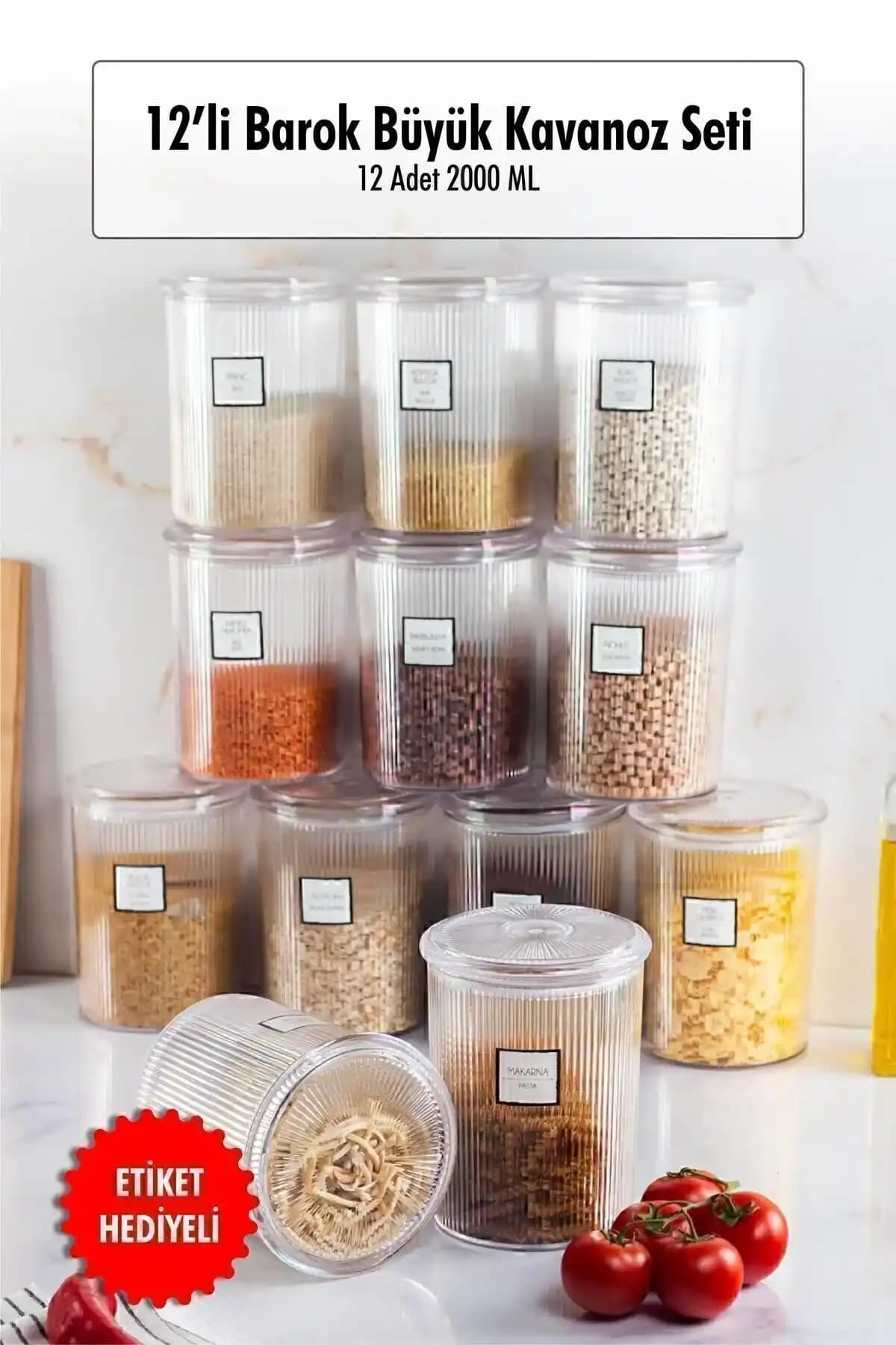 Ev Dekorasyonunda Şıklık ve Düzeni Sağlayan Kavanoz Setleri Çeşitleri ve Kullanım Alanları