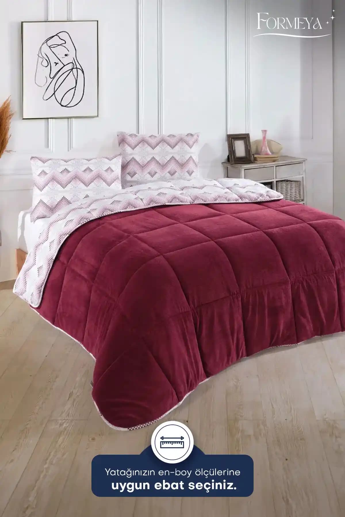 Formeya Lux Çift Kişilik Yorgan: Konfor ve Dayanıklılık İçin Modern Tasarım