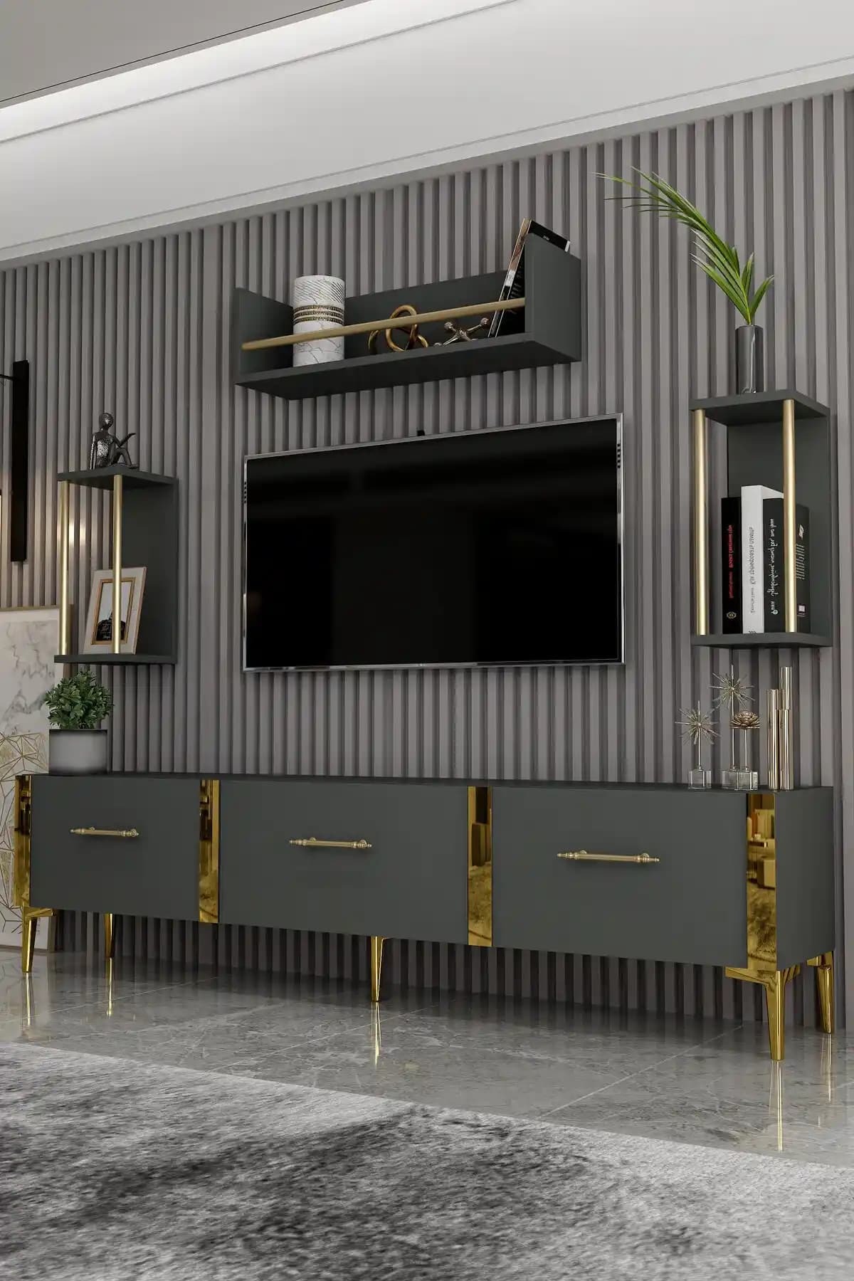Gıvayo Laura TV Ünitesi: Modern Tasarım ve Fonksiyonellik Bir Arada