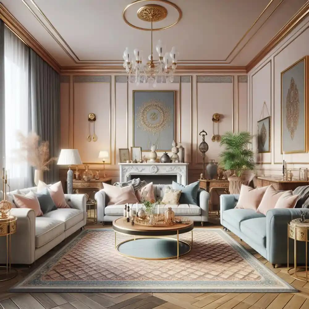 Gold Salon Dekorasyonu İçin Modern ve Şık Fikirler ve Tasarım Önerileri