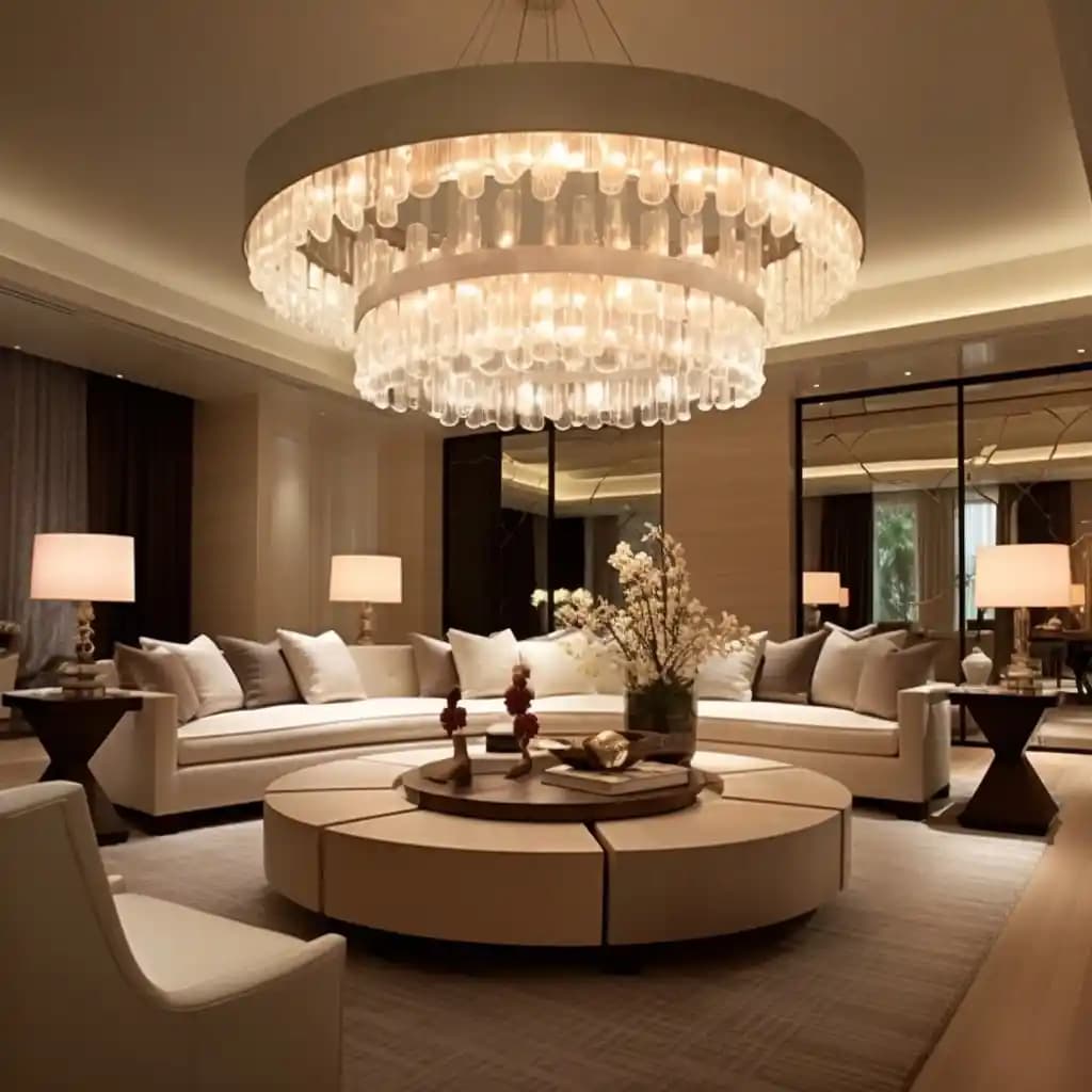 Halka Avize Dekorasyon Fikirleri ve Modern İç Mekan Aydınlatma Seçenekleri