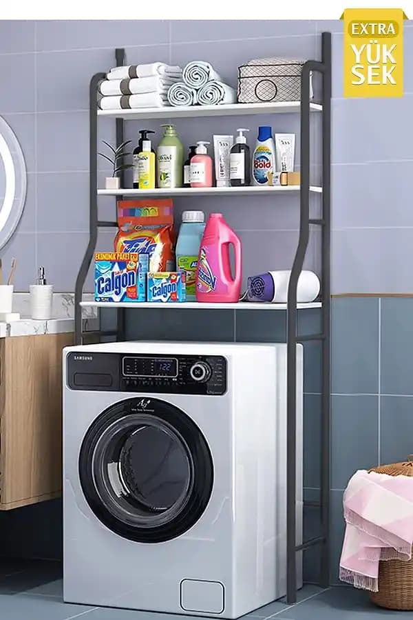 IKEA Çamaşır Makinesi Üstü Rafları: Pratik ve Estetik Depolama Çözüm Önerileri