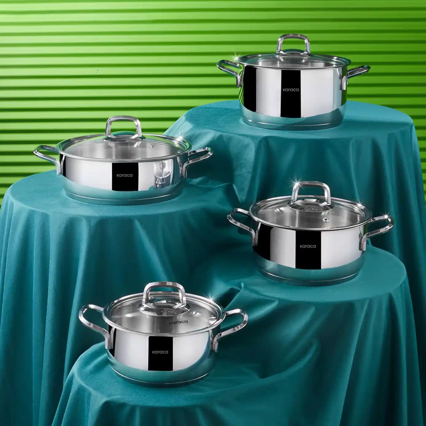 Karaca küçük çelik tencere seti dayanıklı ve çok yönlü mutfak gereçleri