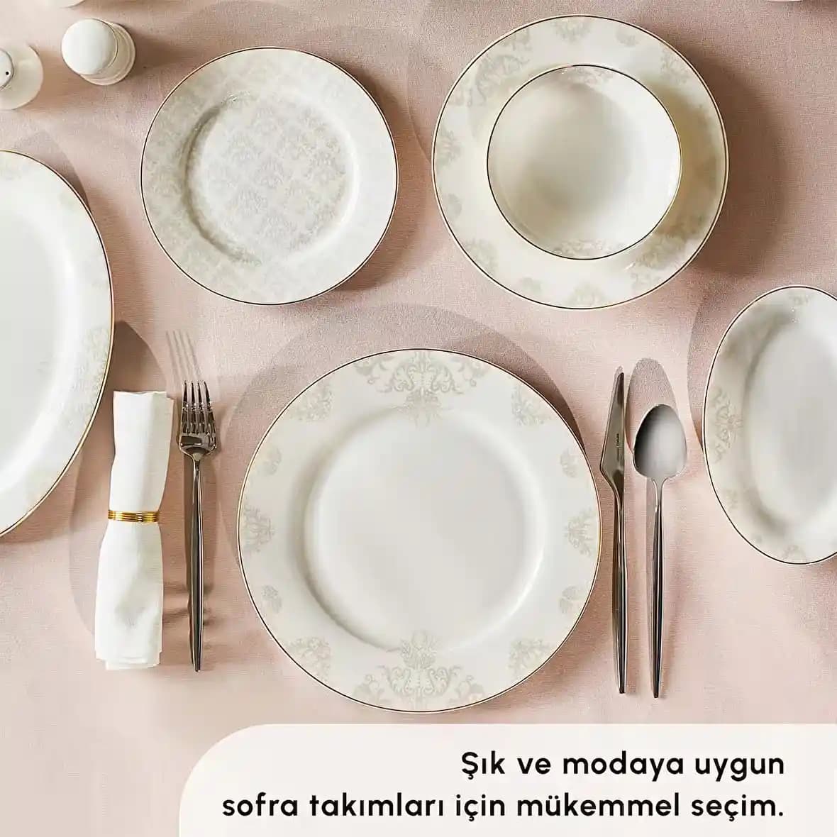 Karaca Siena Yemek Takımı: Modern Tasarım ve Dayanıklılıkla Şıklığı Yakalayın