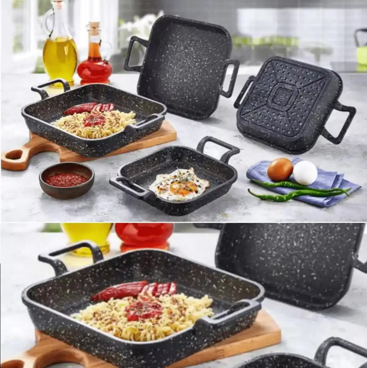 Kare Döküm Tava: Dayanıklı ve Estetik Mutfak Gereçleri İçin Uygun Seçenekler