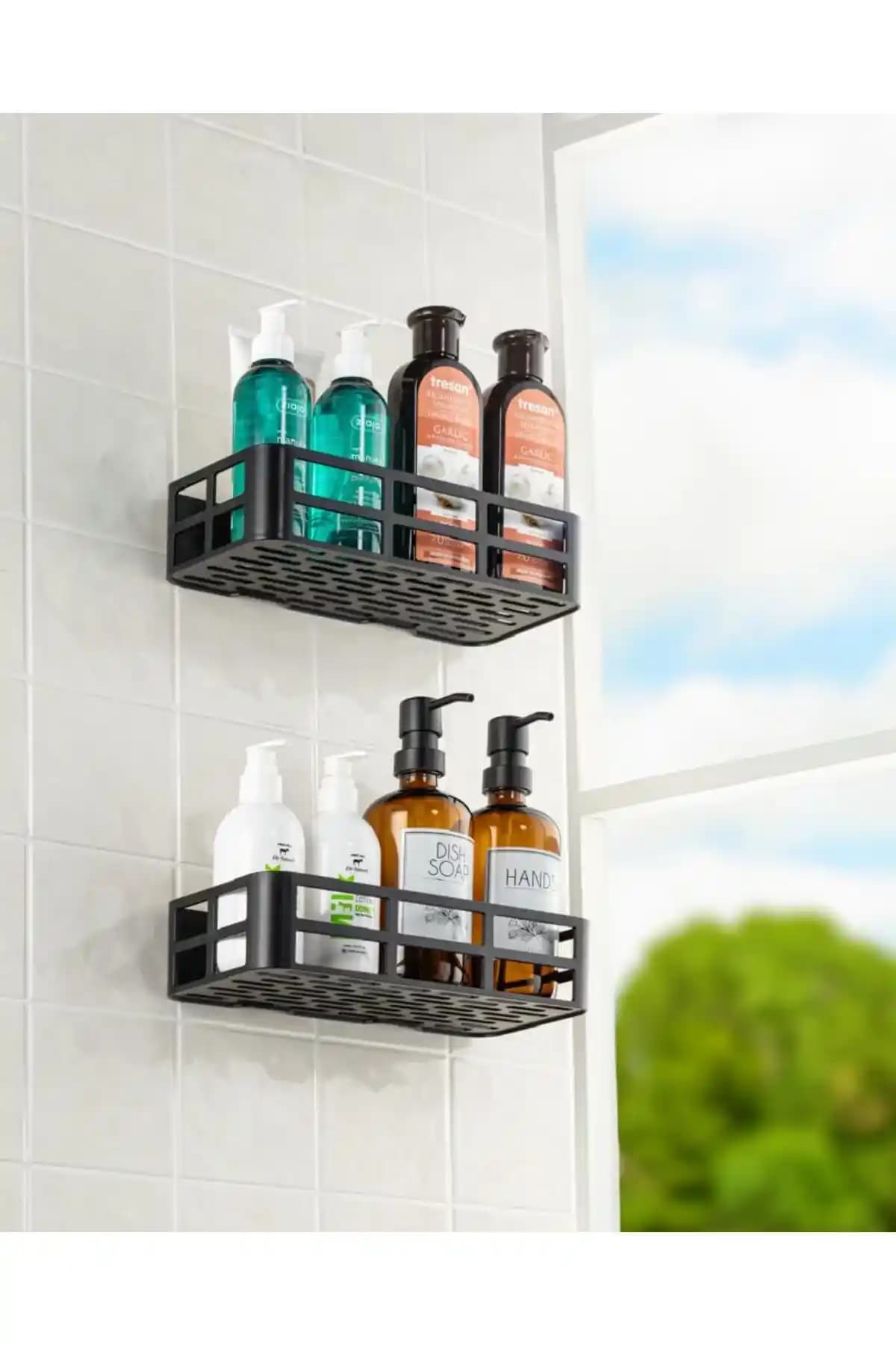 Kendinden Yapışkanlı Banyo Duş Rafları: Kolay Montaj ve Pratik Kullanım Çözümü
