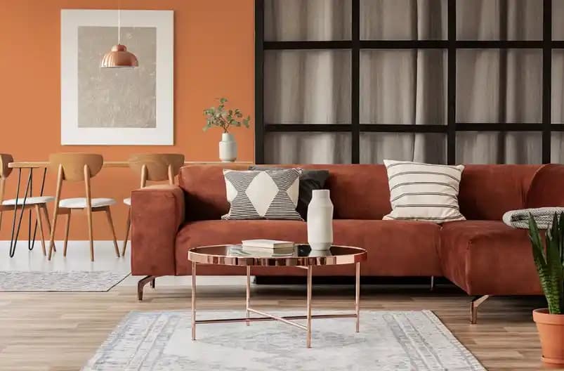 Kiremit Rengi Ev Dekorasyonunda Sıcak ve Doğal Atmosfer Yaratmanın Yolları