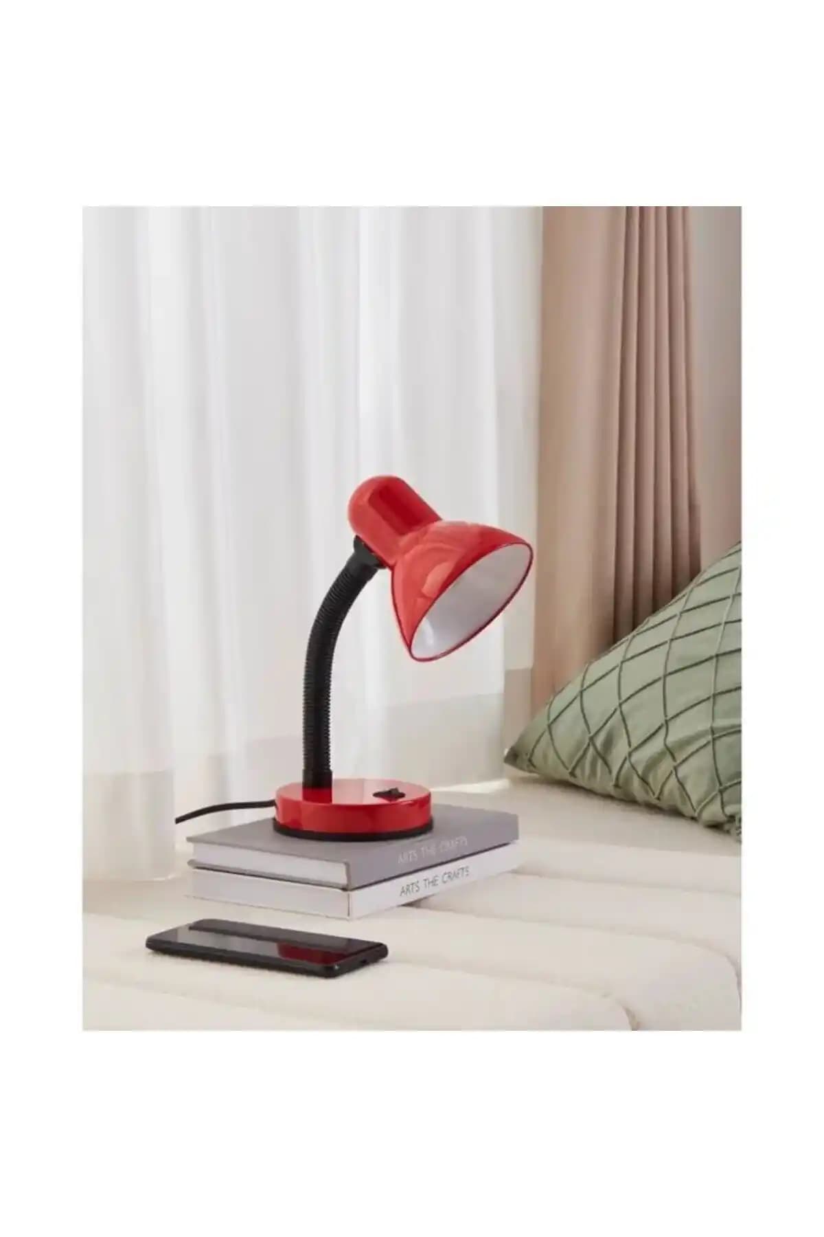 Kırmızı Modern Tasarımlı Masa Lambaları ile Şık ve Fonksiyonel Aydınlatma Çözümleri