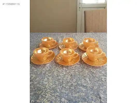 Klasik Dekorasyonda Antika Sarı Fincanların Estetik ve Kullanım Alanları