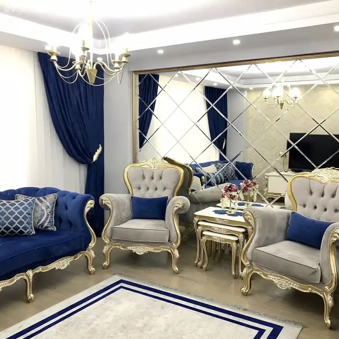 Klasik Salon Aynalı Dekorasyon Modelleri Zarafet ve Fonksiyonelliğin Birleşimi