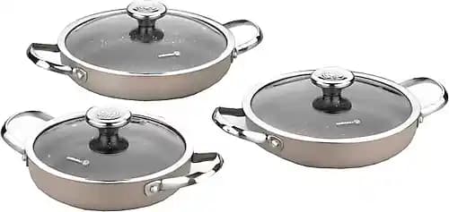 Korkmaz Zeta Sahan Seti: Dayanıklı ve Estetik Mutfak Gereçleriyle Pişirme Deneyimini Geliştirin