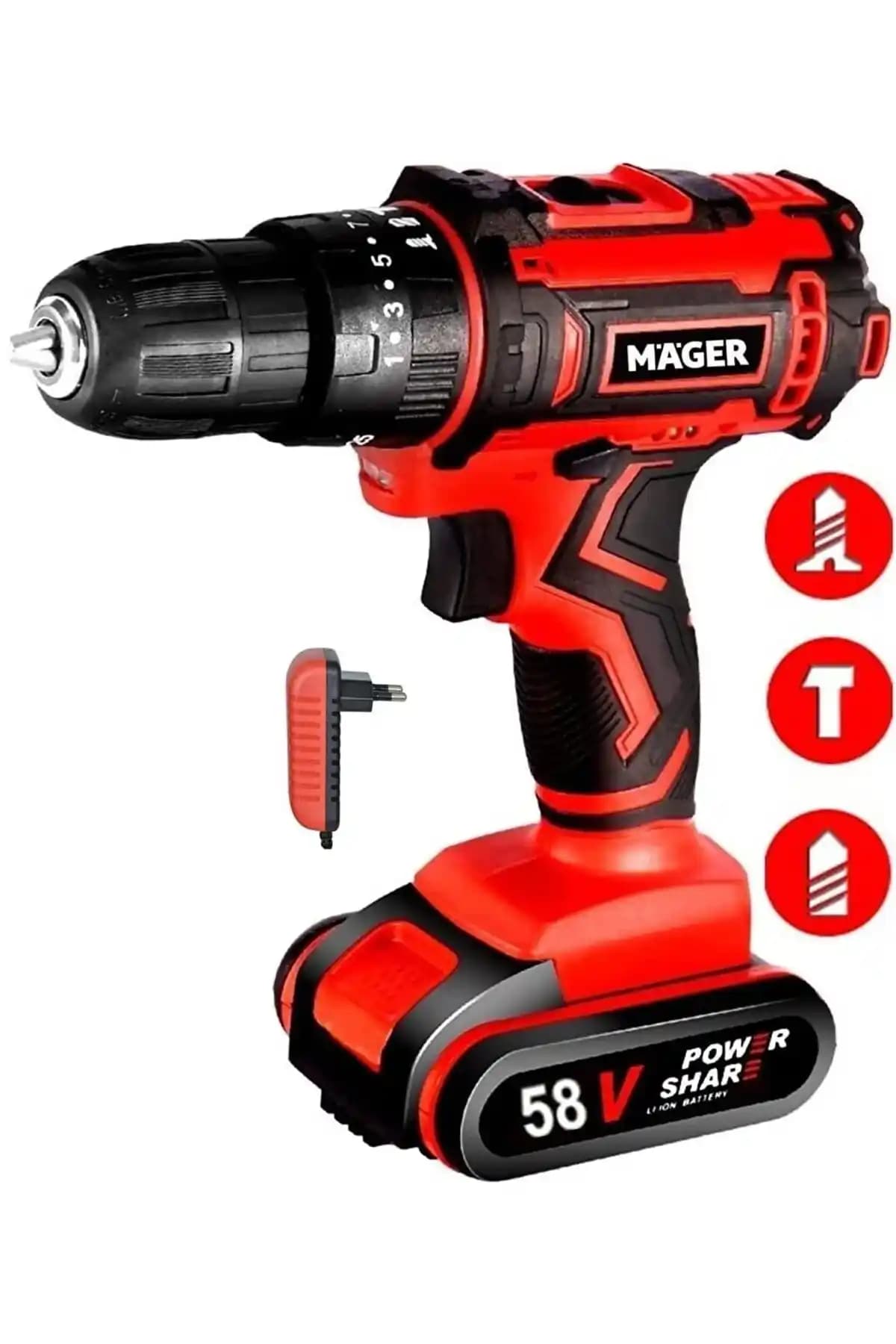 Mager darbeli matkaplar inşaat ve döşeme sektöründe yüksek güç ve dayanıklılık sağlar