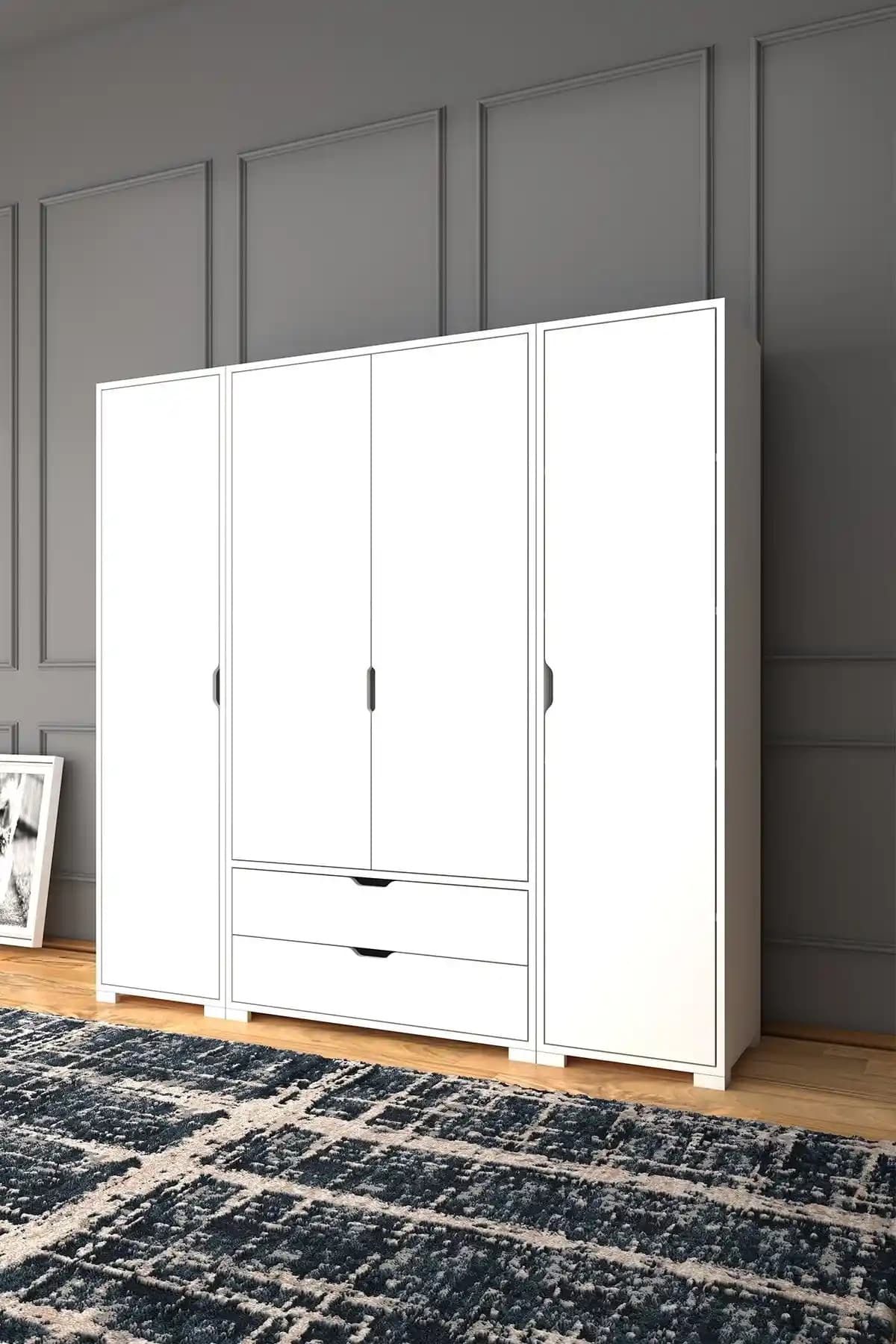 Mat Beyaz Elbise Dolabı: Modern ve Fonksiyonel Tasarımlarla Şıklık ve Pratiklik