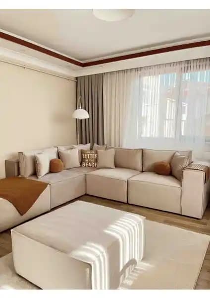 Modern 6 Modül Köşe Koltuk Takımı: Fonksiyonellik ve Estetiğin Birleşimi