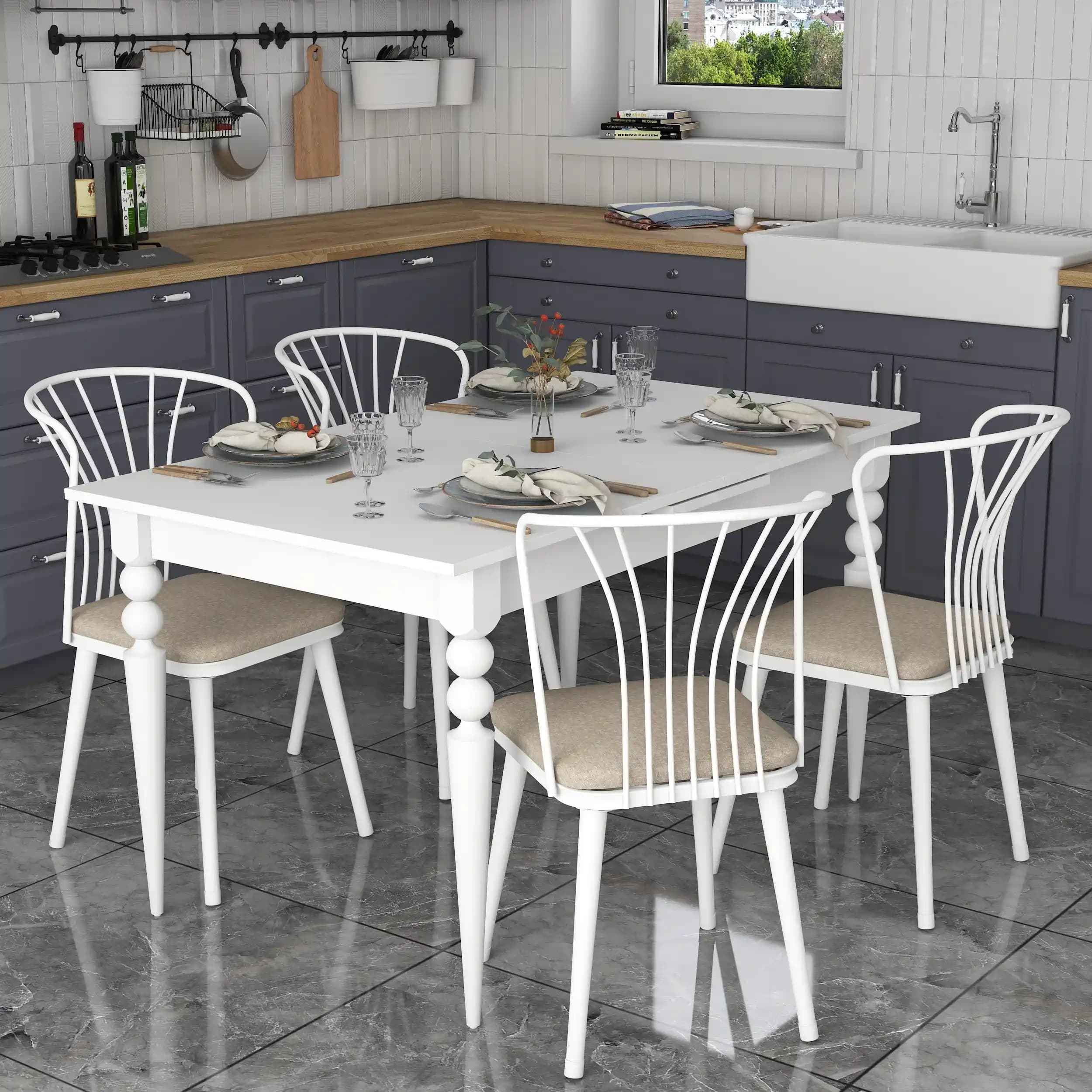 Modern Açılır Mutfak Masa ve Sandalye Takımları: Şık ve Pratik Çözüm Önerileri