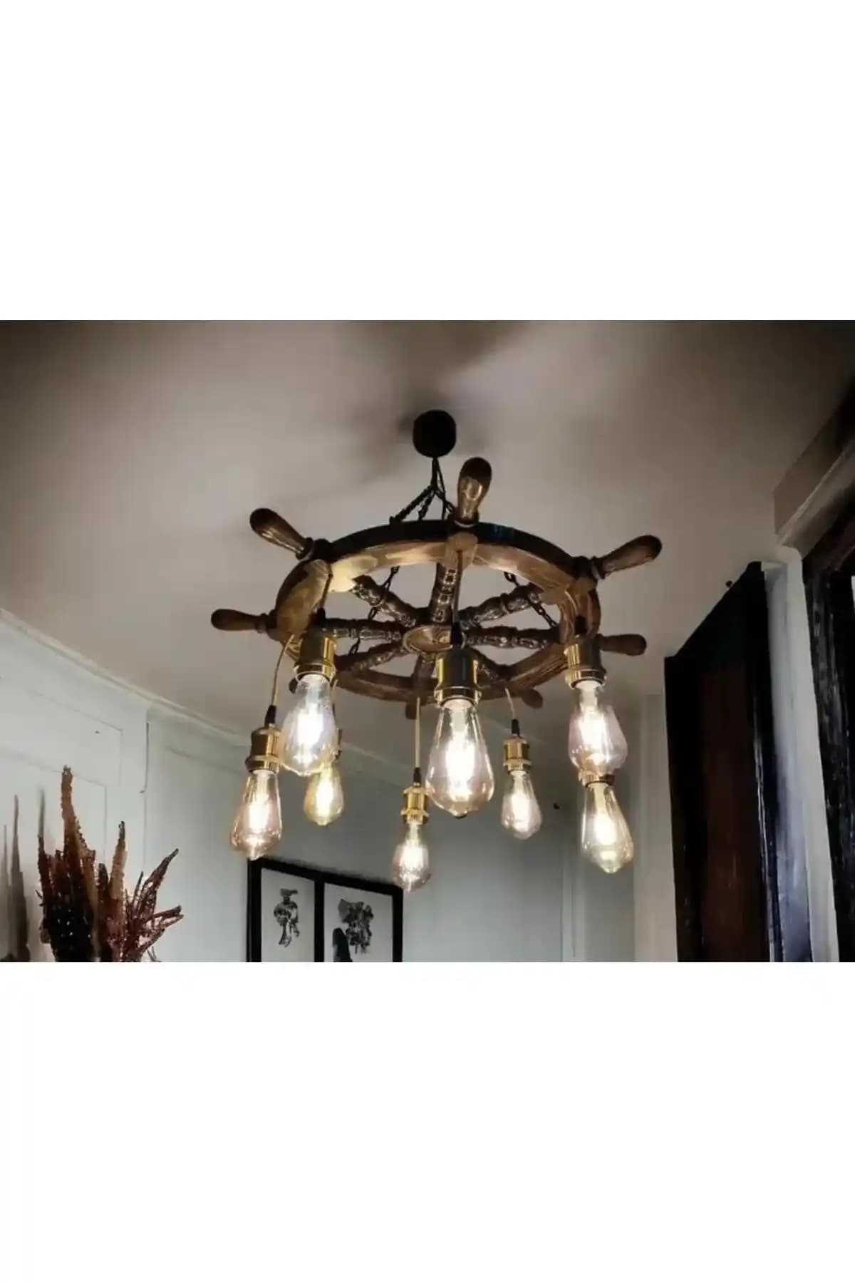 Modern Avize Tasarımlarında Gemi Dümeni ve Denizcilik Teması Kullanımı